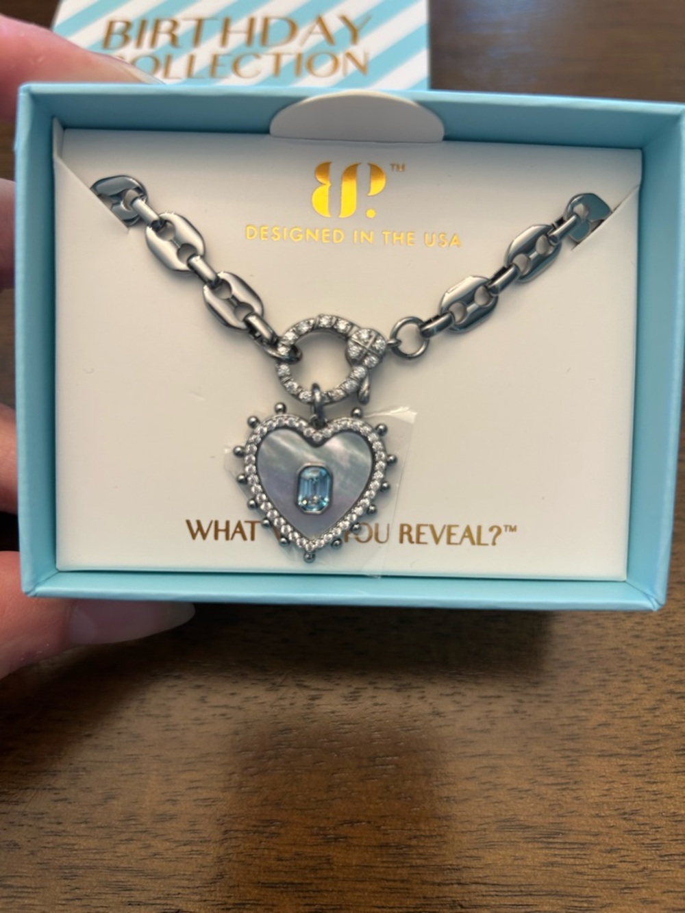 Bomb Party March 2026 Heart Necklace NK89385 Follow Your Heart, Always